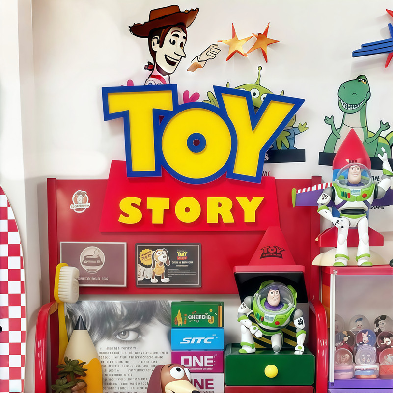 Home Decor Online - TOY STORY 3DLogo Uithangbord Cartoonfiguur Nachtlampje