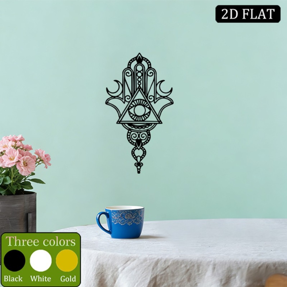 Home Decor Room - CIFBUY IJzeren Wanddecoratie Hamsa Boze Oog