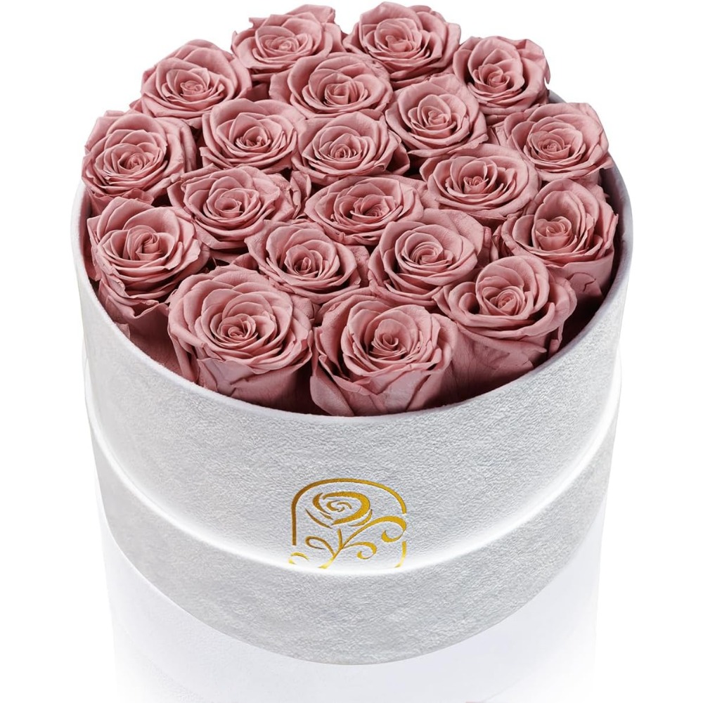 Home Decor Tulip - Ge conserveerde rozen in fluwelen doos,