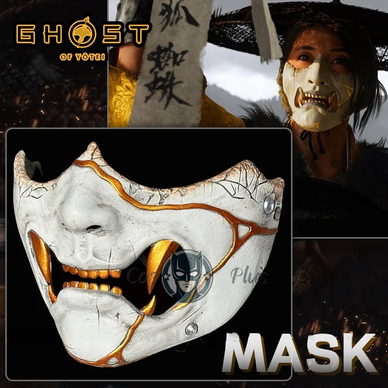 Home Decor Japanese - Game Ghost of Yotei Atsu Masker