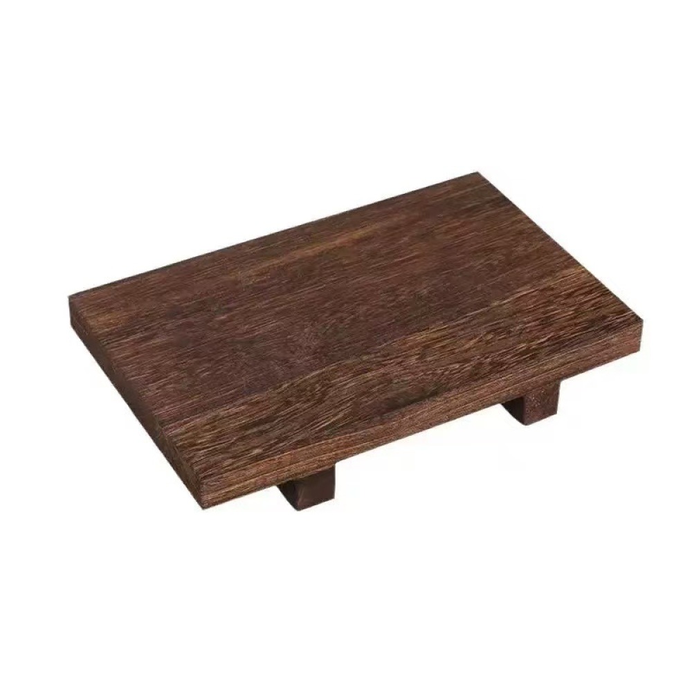 Vanity Home Decor - Houten opbergbak rechthoekig voor badkamermeubel, rustieke