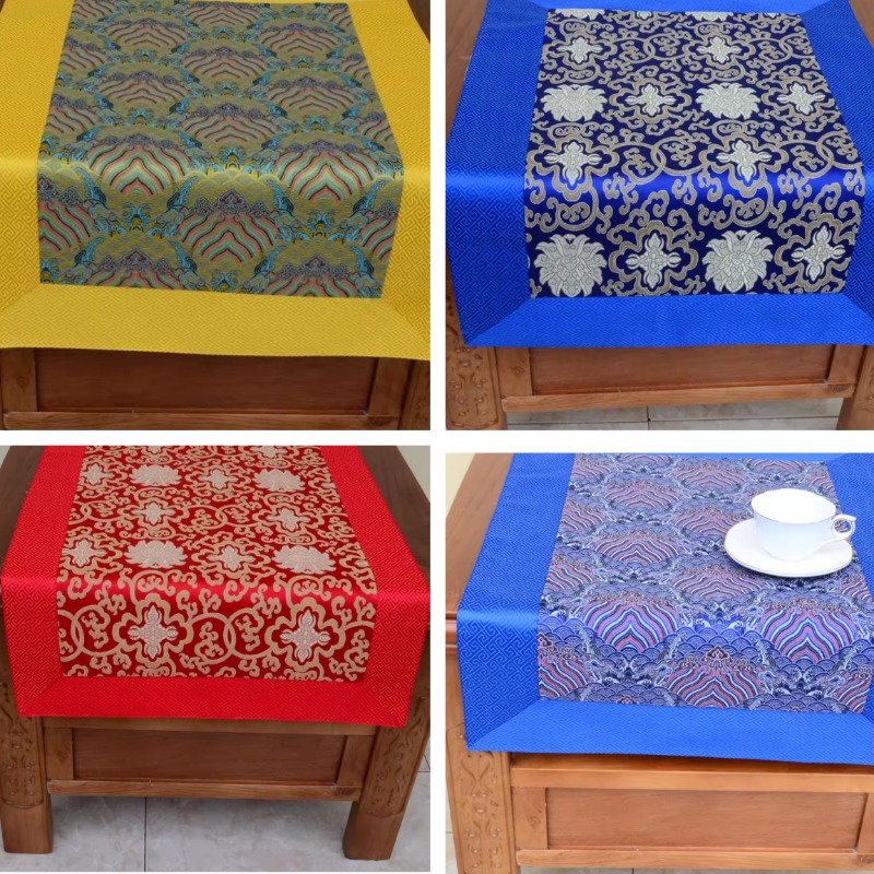 Home Decor Interior - Tibetaanse Etnische Stijl Brokaat Tafelkleed Interieur