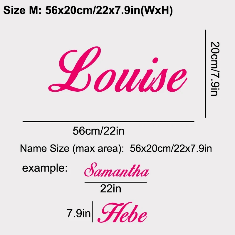 Home Decor Vinyl Flooring - UW TEKST Vinyloverdrukplaatjesticker AANGEPASTE NAAM Gepersonaliseerde