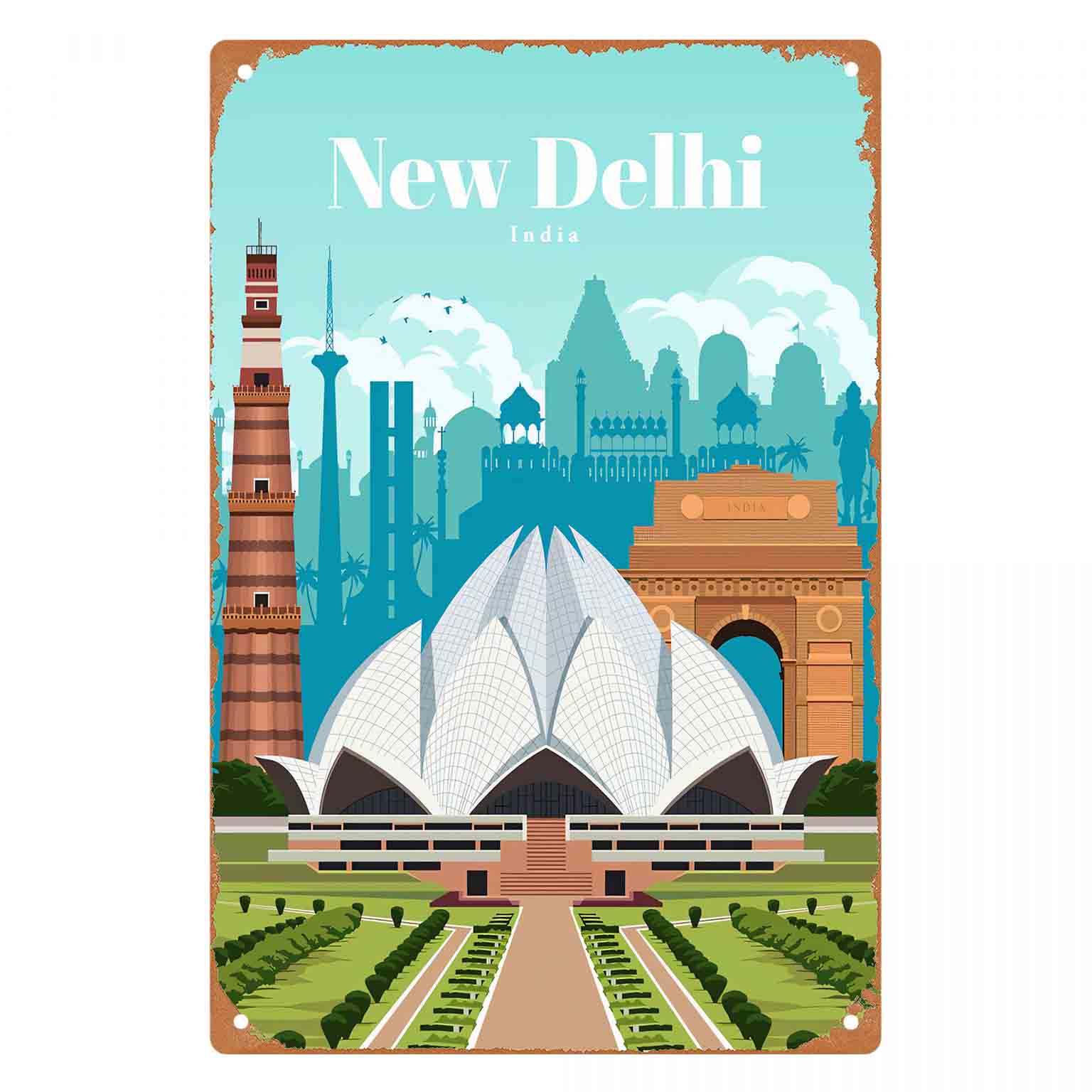 Home Decor Delhi - 2D FLAT 1pc 