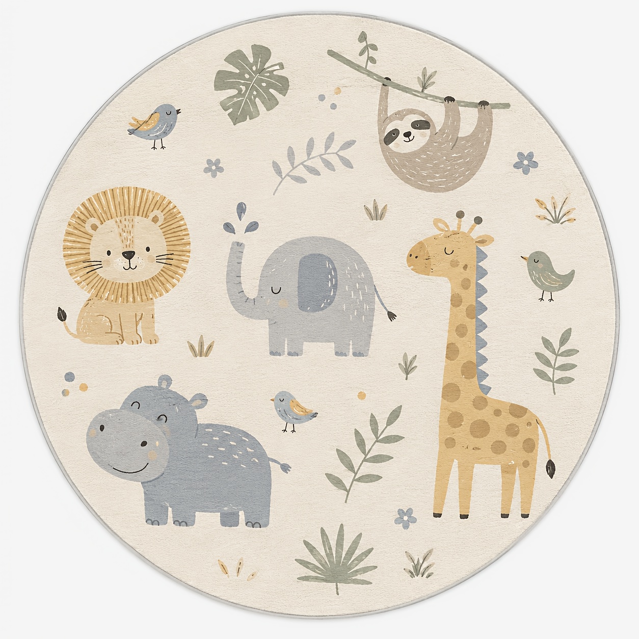 Home Decor Retail Stores - Vintage schattig wild dieren grafisch vloerkleed,