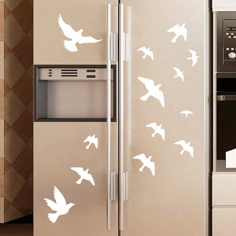 Home Decor Vinyl Flooring - 12 Stks/set Vogel Muurstickers Home Decoratie