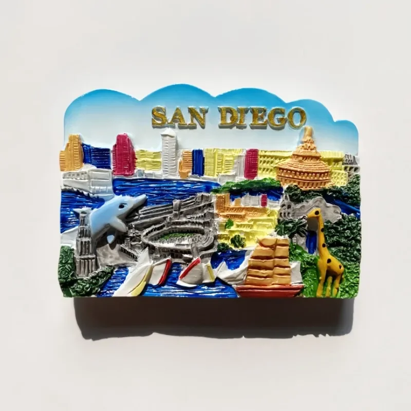 Home Decor New York - Verenigde Staten Koelkaststickers San Diego Souvenirs