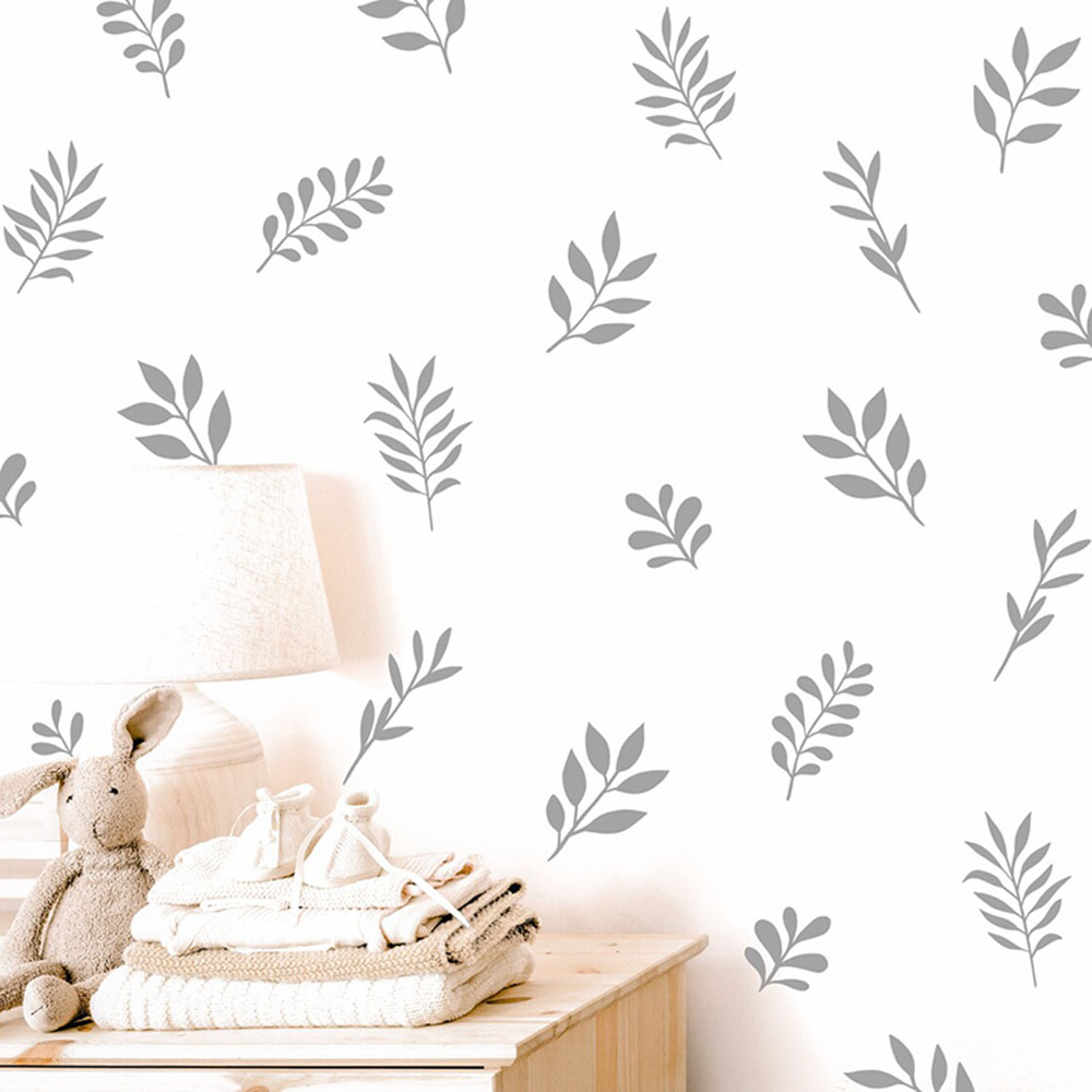Home Decor Vinyl Flooring - 41 stuks botanische blad muursticker speelkamer