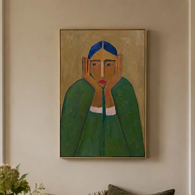 Home Decor Interior - Canvas wandprint, moderne kunstillustratie, hoogwaardige huisdecoratie