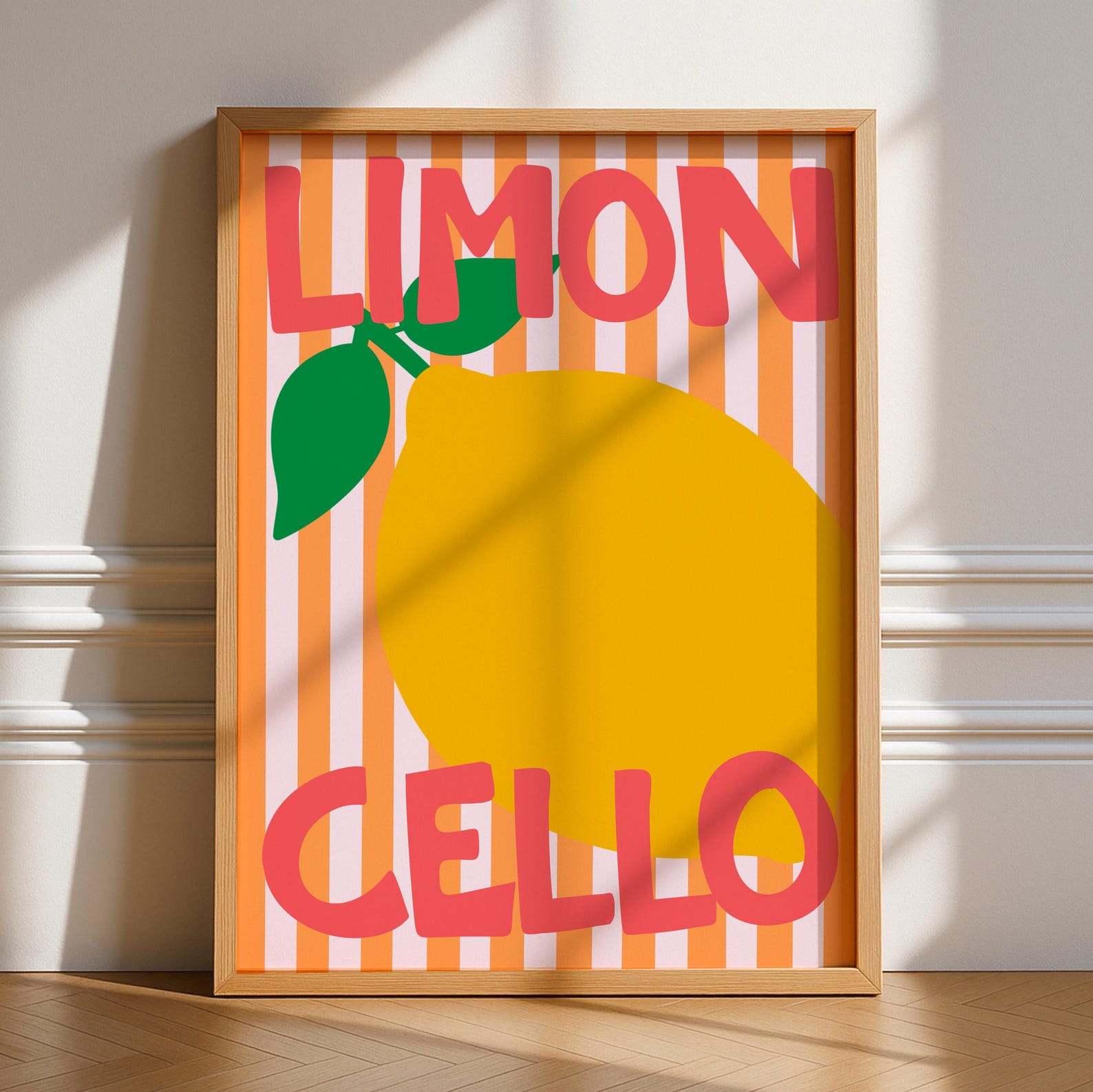 Home Decor Youtube - Moderne Italiaanse Limoncello Lemon FruitCanvas print