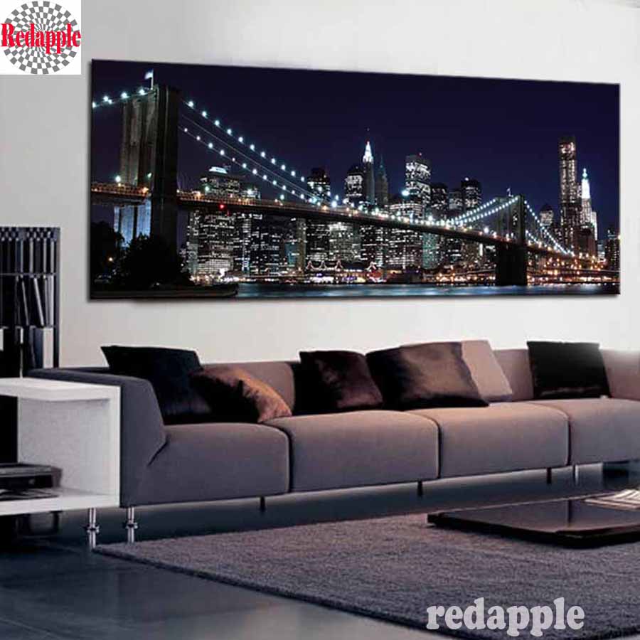 Home Decor New York - Diamant schilderij Diamant borduurwerk, New York,