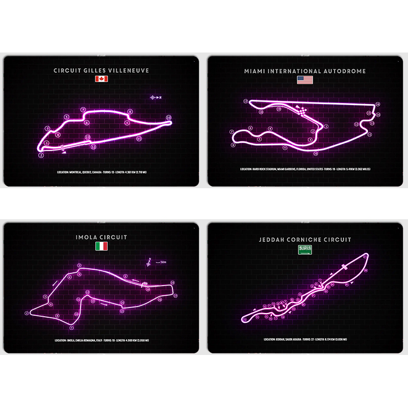 Home Decor Jeddah - Gilles Villeneuve, Miami Grand Prix, Imola