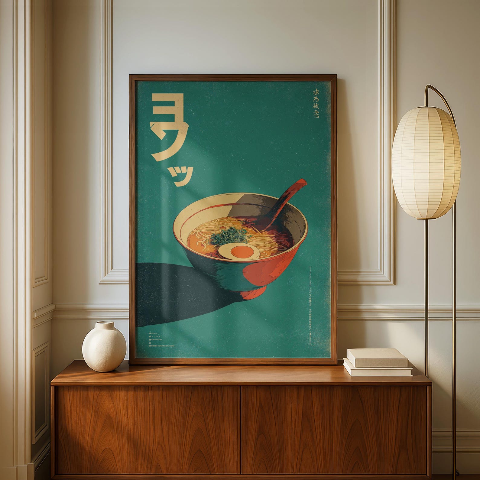 Home Decor Youtube - Retro Japanse Ramen Canvas Art Print