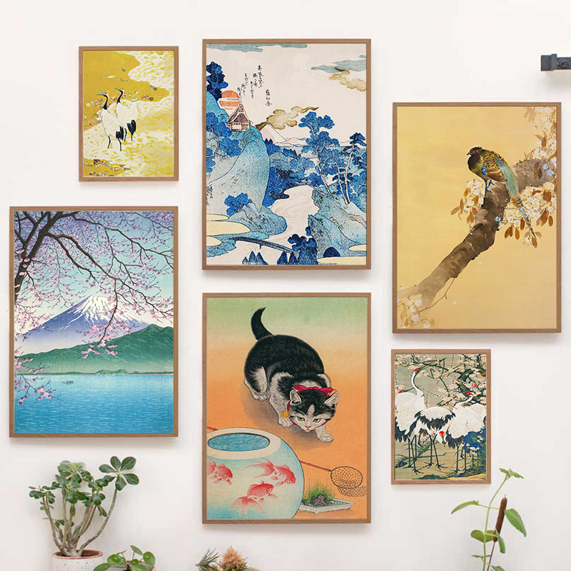 Home Decor Interior - Japanse Katsushika Hokusai Canvas Schilderij Wall