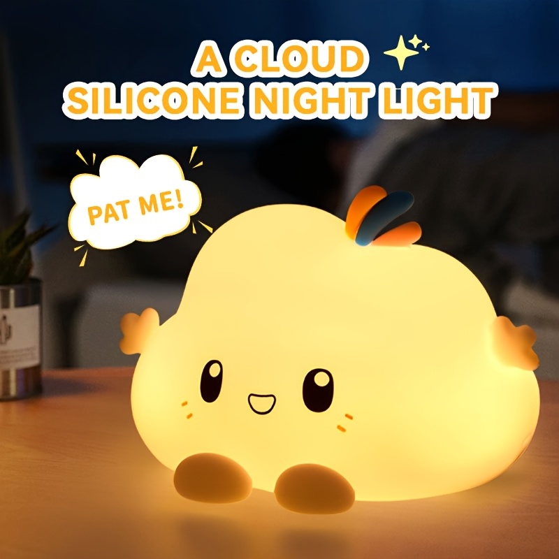 Home Decor Lighting - Wolkennachtlampje, dimmen met aanraakbediening, opladen en