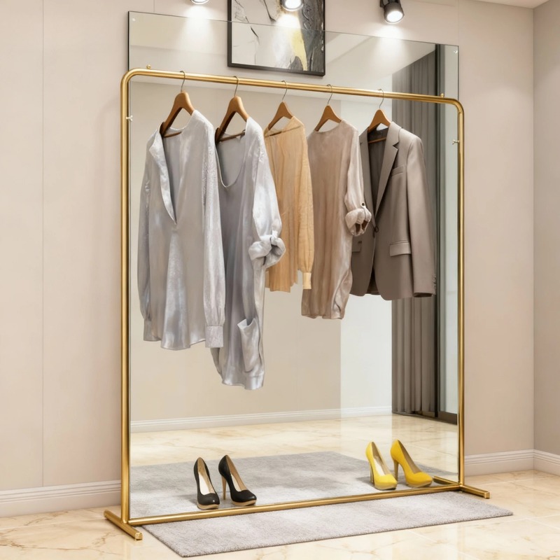 Home Decor Retail Stores - Luxe Design Gouden Kledingrek Iron Art