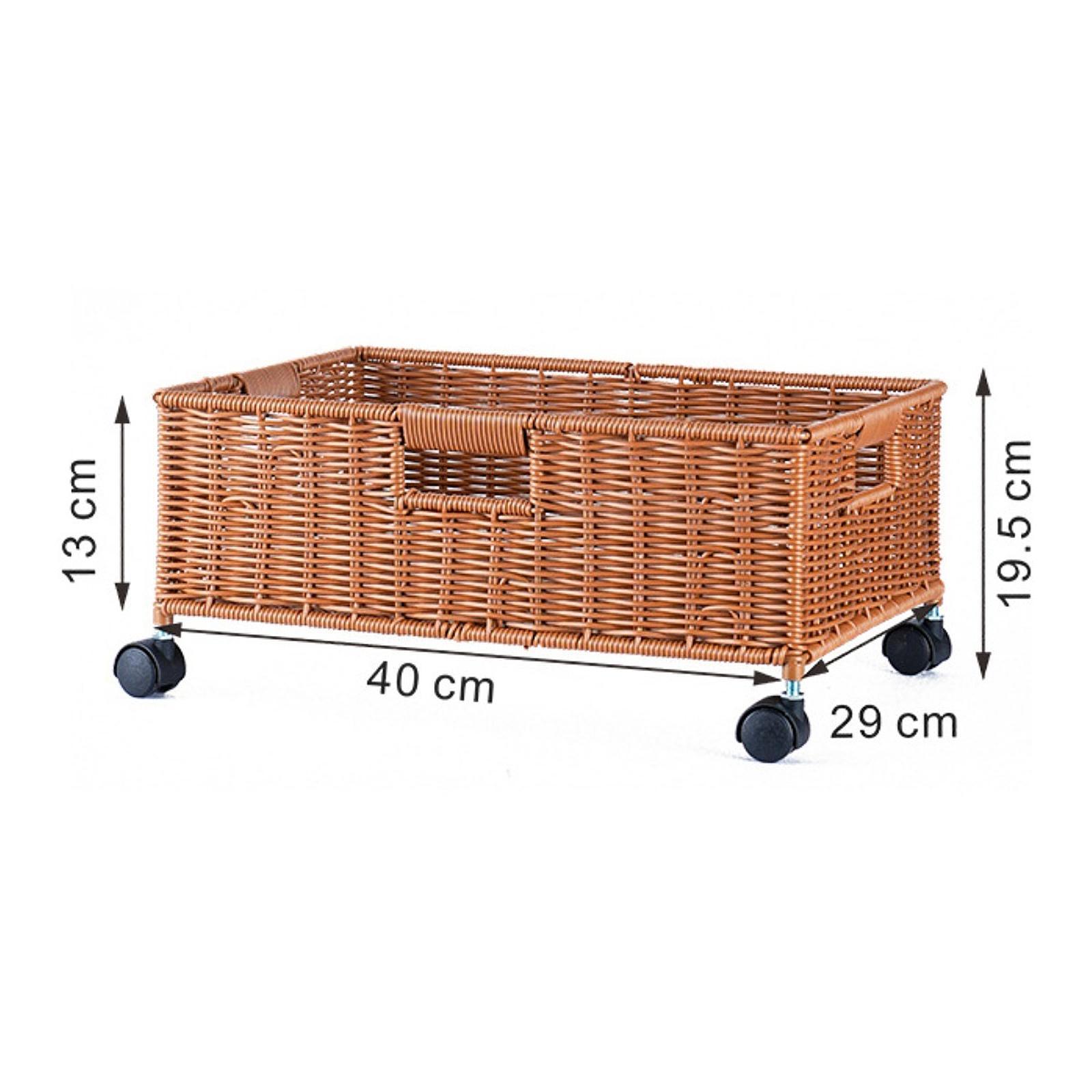 Home Decor Hampers - Opbergmand met wielen Decoratieve multifunctionele keuken