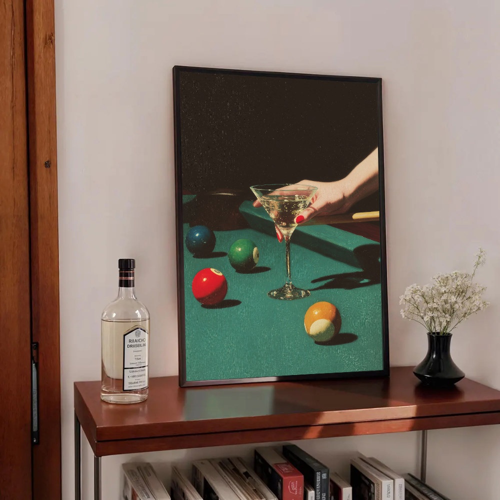 1pc Vintage Biljart Cocktail P - Home Decor Youtube recensie en prijs