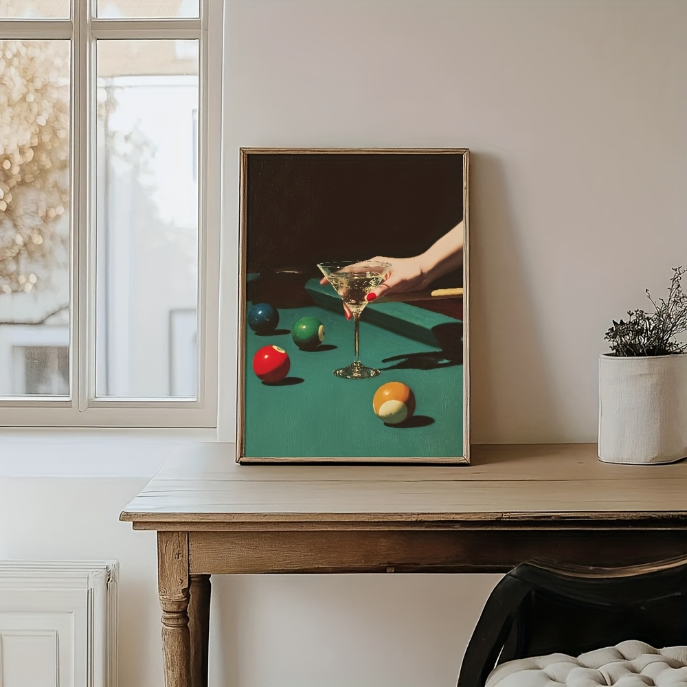 1pc Vintage Biljart Cocktail P - Home Decor Youtube recensie en prijs
