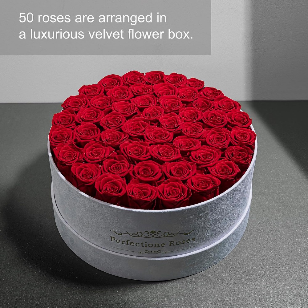 50 fluwelen doosrozen, geconse - Home Decor Tulip recensie en prijs