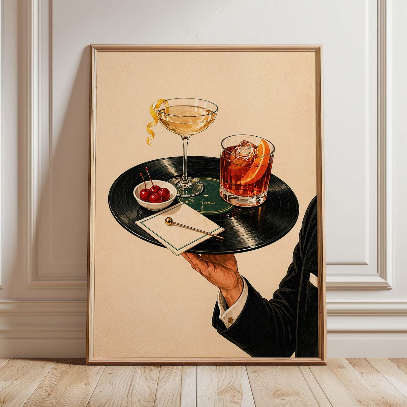 Vintage Vinyl Record Cocktail  - Home Decor Youtube recensie en prijs
