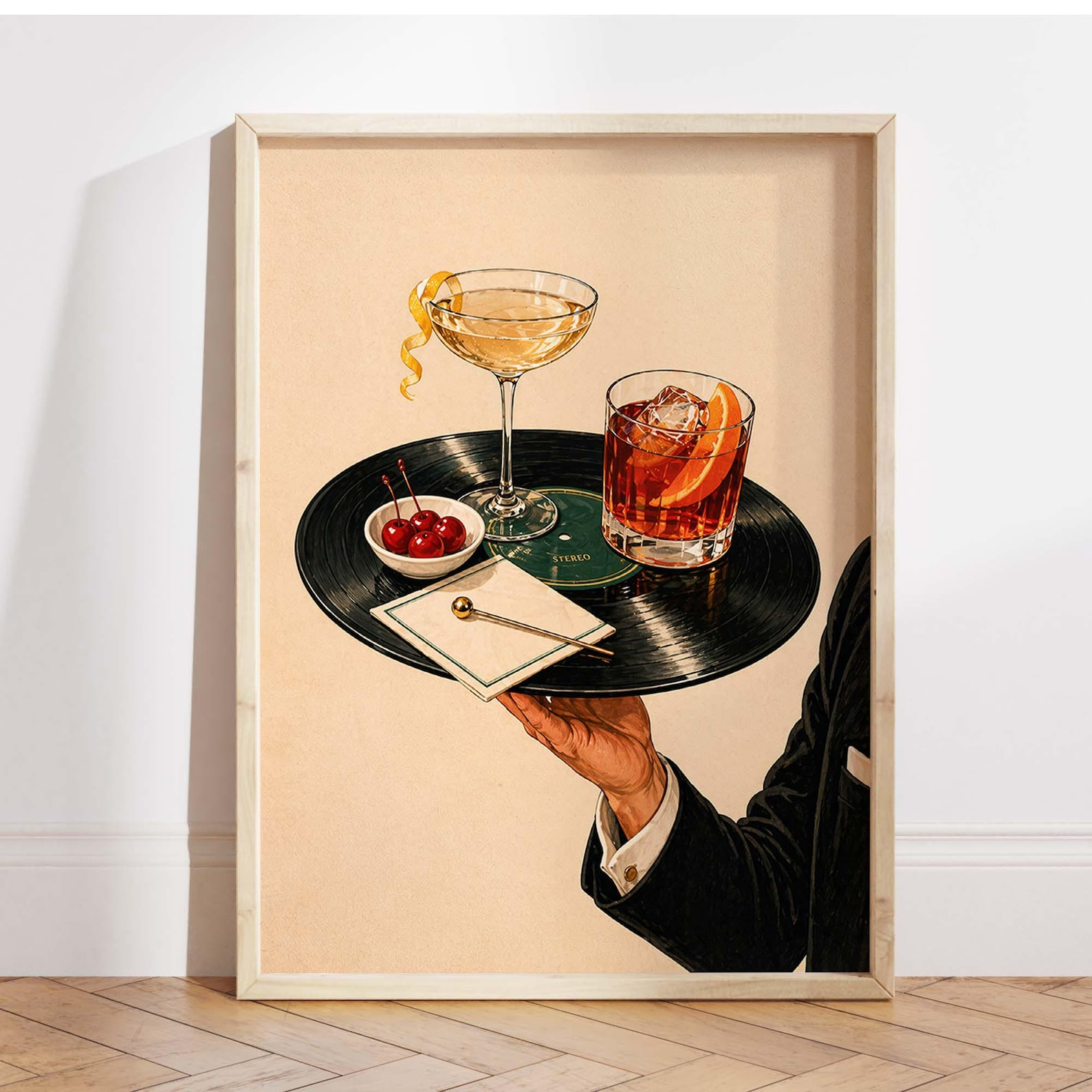 Vintage Vinyl Record Cocktail  - Home Decor Youtube recensie en prijs