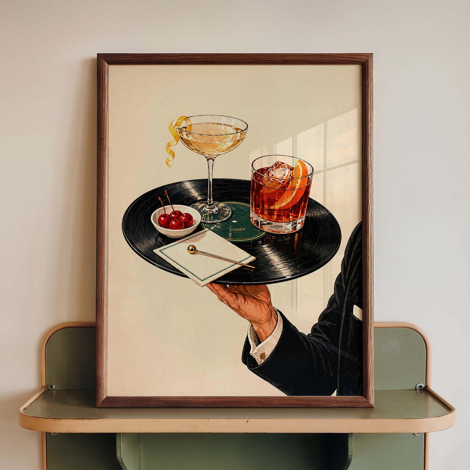 Vintage Vinyl Record Cocktail  - Home Decor Youtube recensie en prijs