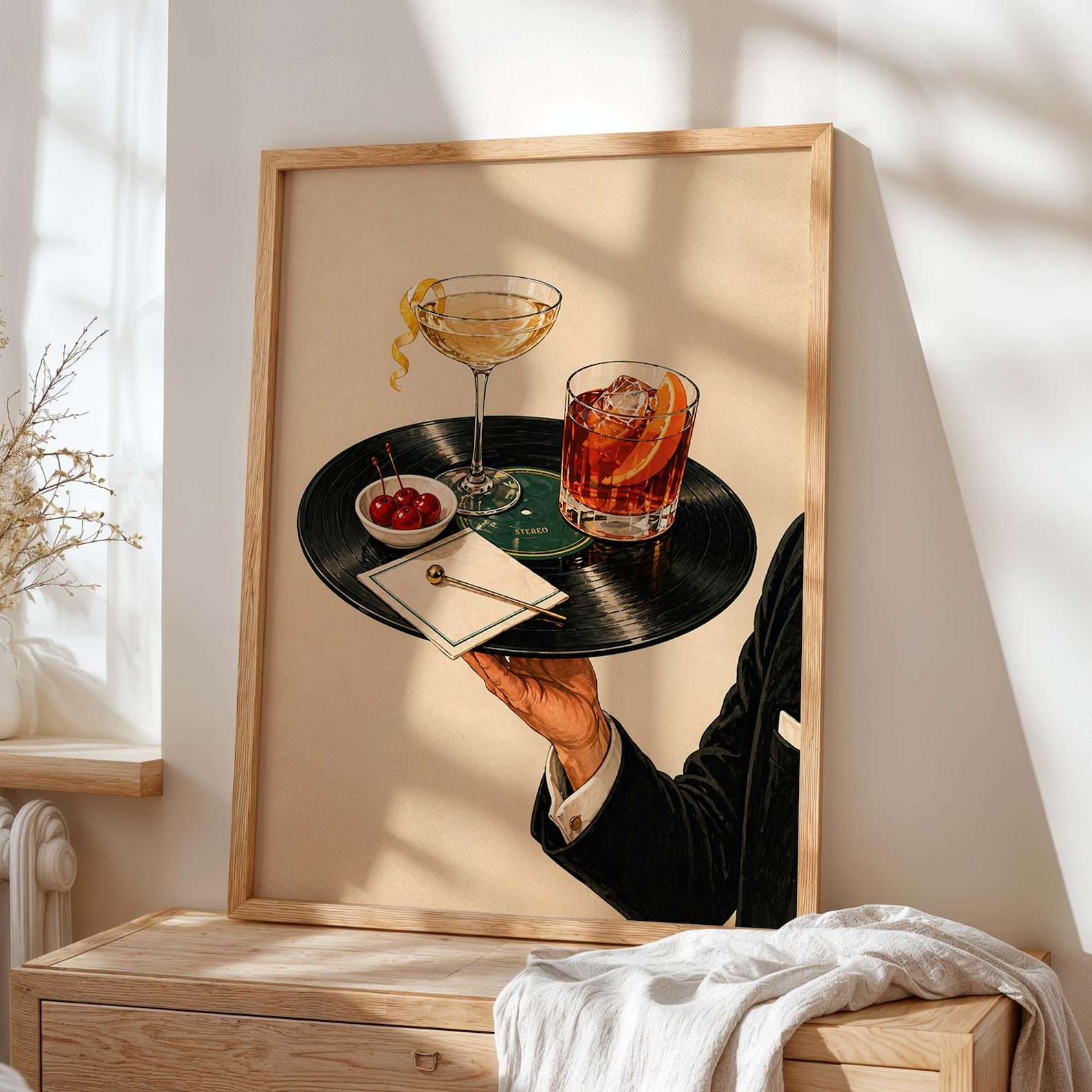 Vintage Vinyl Record Cocktail  - Home Decor Youtube recensie en prijs