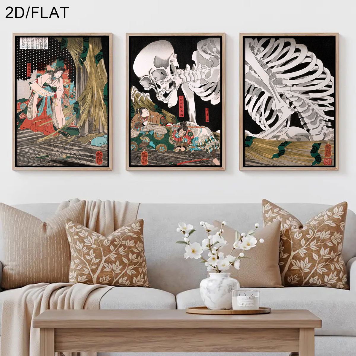3pcs Retro Japanse Takiyasha D - Home Decor Youtube recensie en prijs