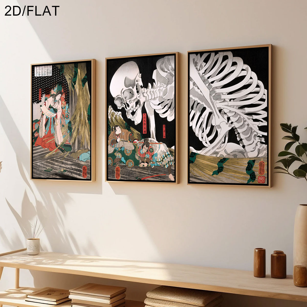 3pcs Retro Japanse Takiyasha D - Home Decor Youtube recensie en prijs