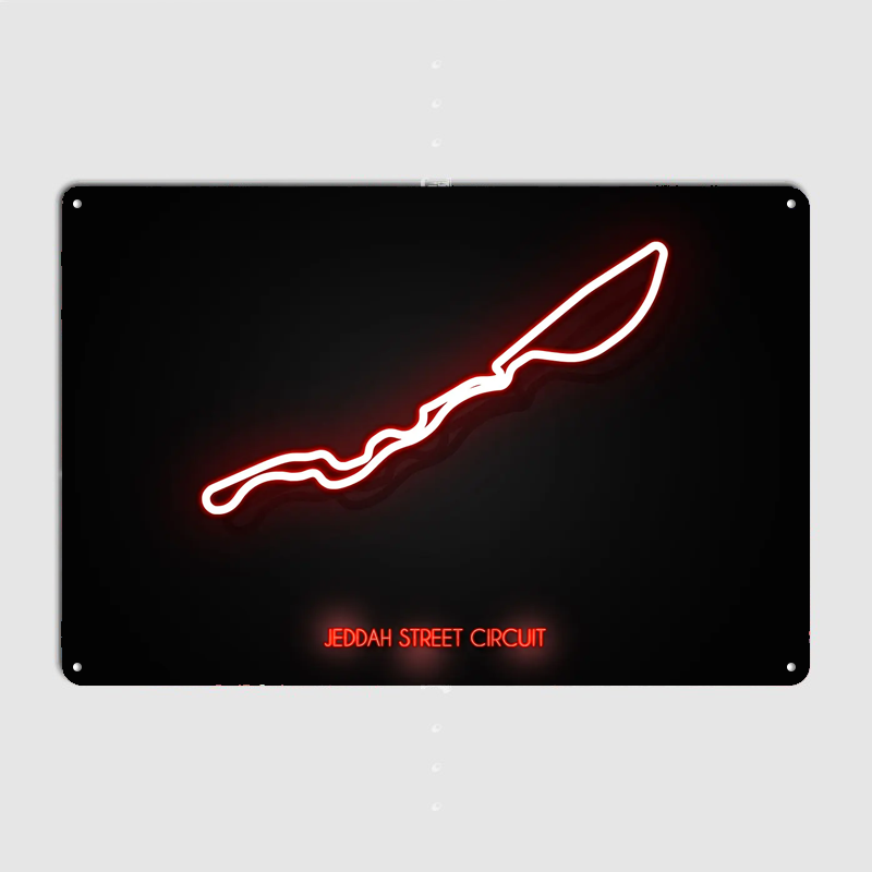 Jeddah Street Circuit Poster M - Home Decor Jeddah recensie en prijs