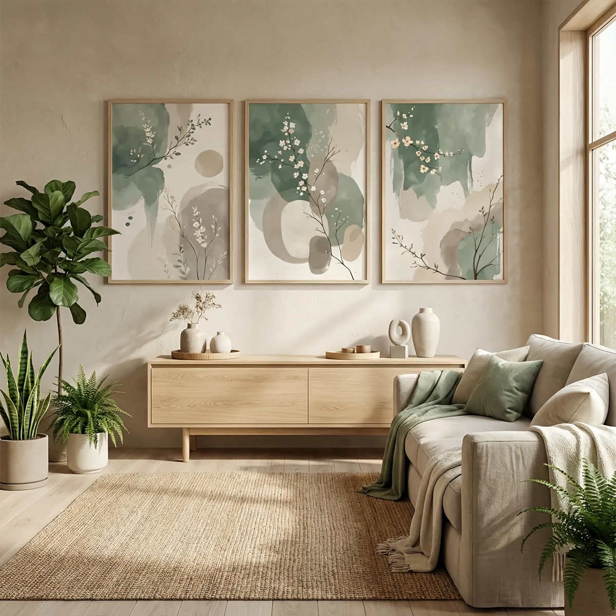 3 stuks Japanse stijl planten  - Home Decor Youtube recensie en prijs