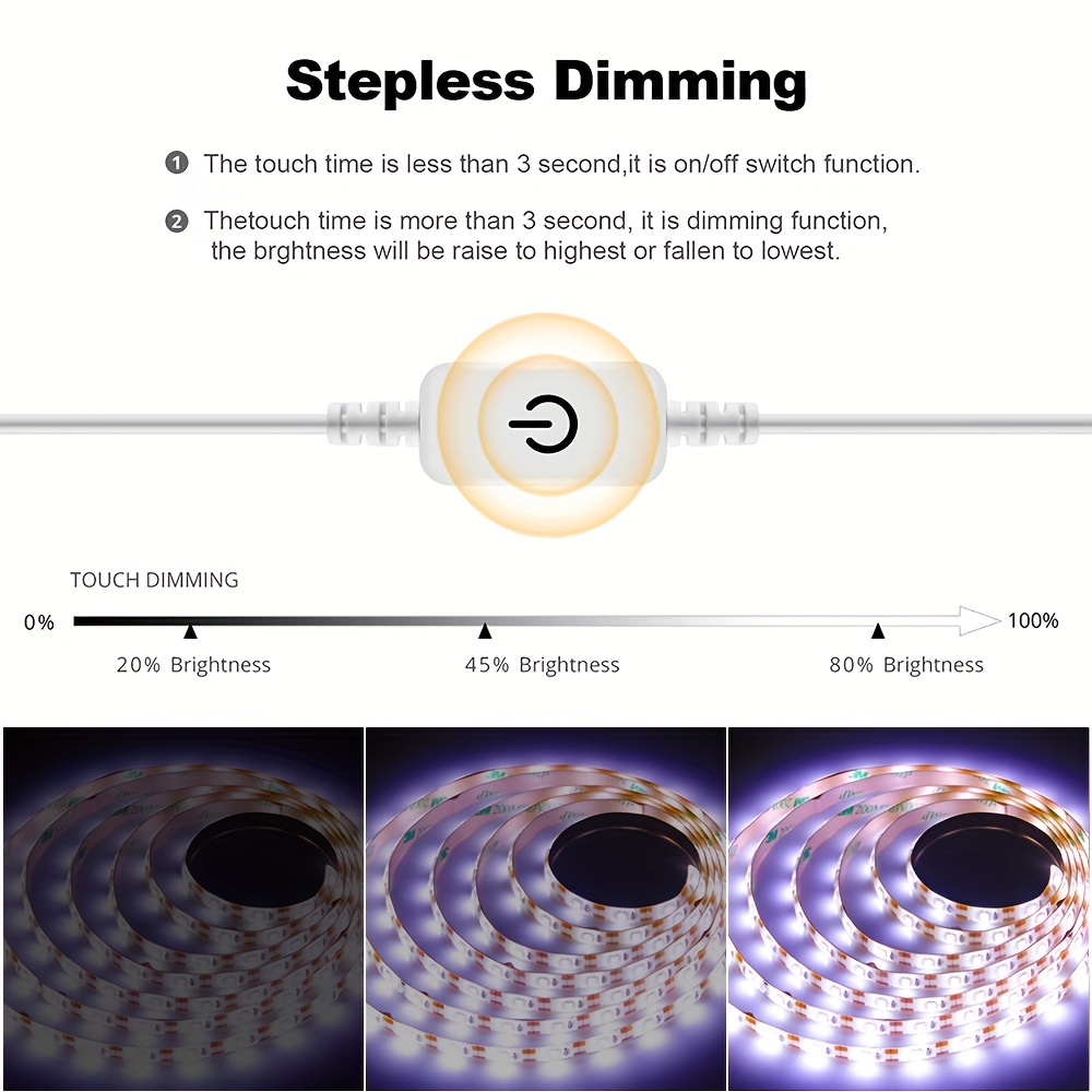 5V USB 2835 LED Strip Licht To - Vanity Home Decor recensie en prijs