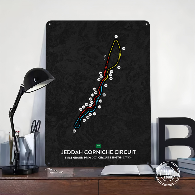 Jeddah Circuit 3D-geprinte tex - Home Decor Jeddah recensie en prijs