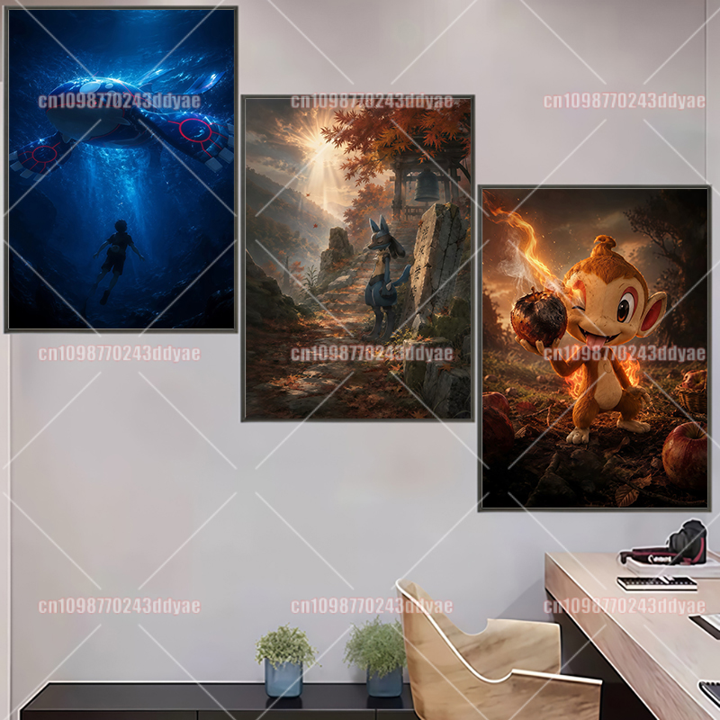 Anime Pokemon karakter origine - Home Decor Canvas recensie en prijs