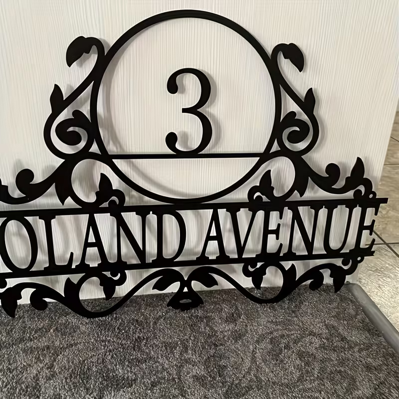 Op maat gemaakt metalen huisnu - Home Decor For Wedding recensie en prijs