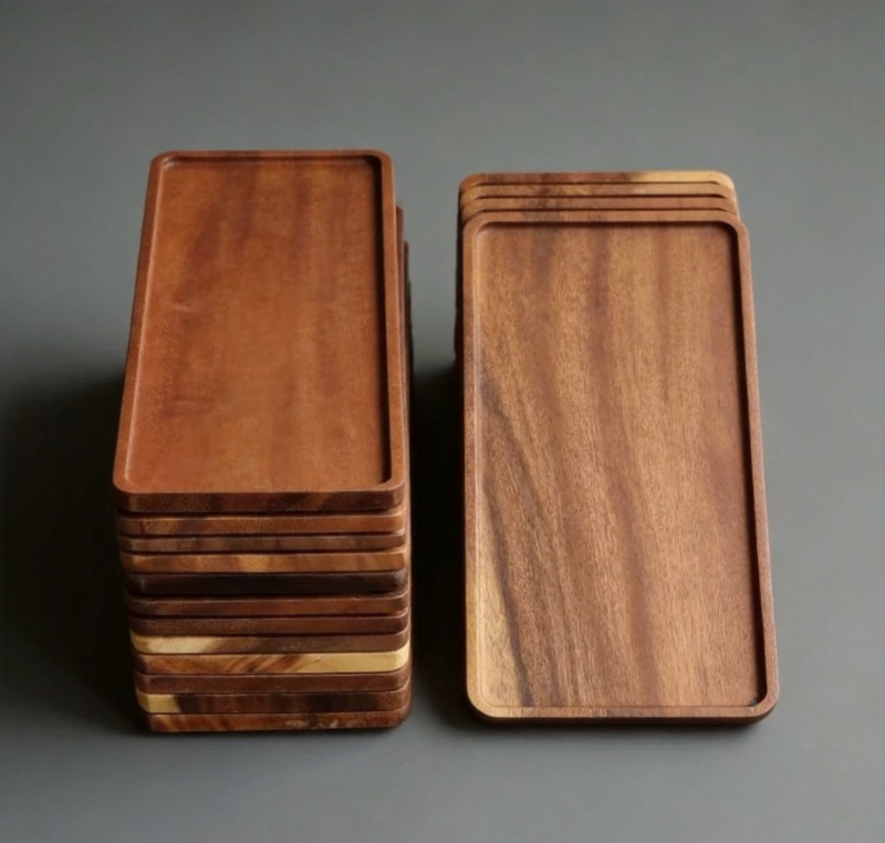 Natuurlijk houten rechthoekig  - Vanity Home Decor recensie en prijs