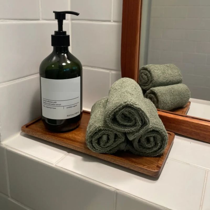 Natuurlijk houten rechthoekig  - Vanity Home Decor recensie en prijs