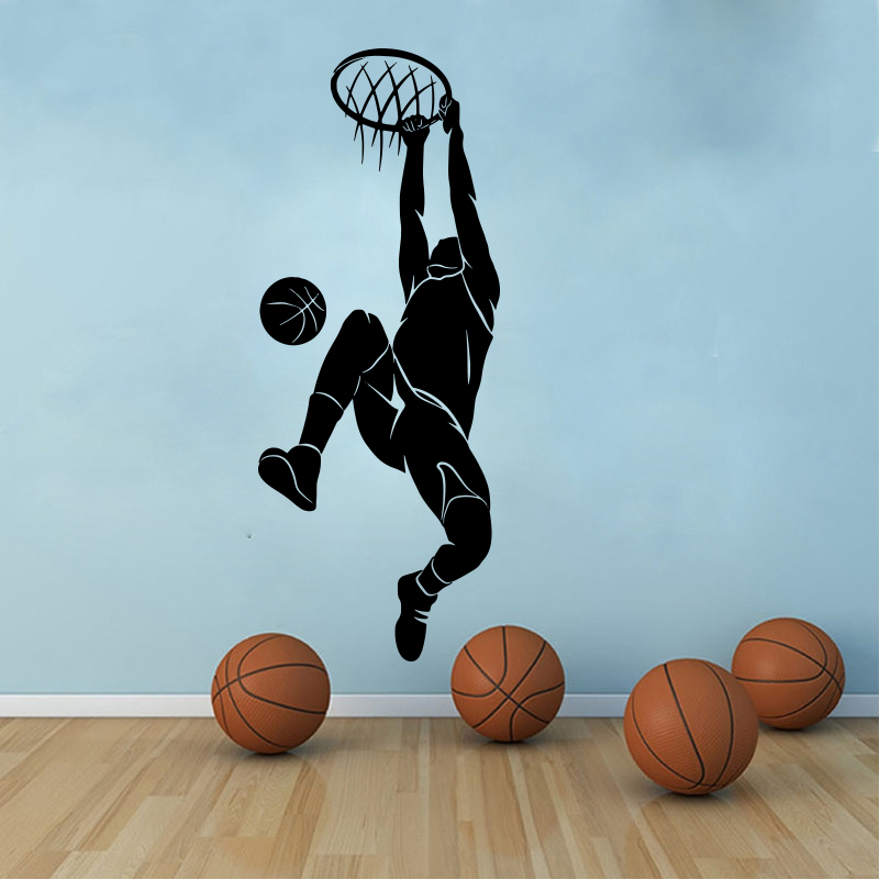 Grote Slam Dunk Basketbal Muur - Home Decor Vinyl Flooring recensie en prijs