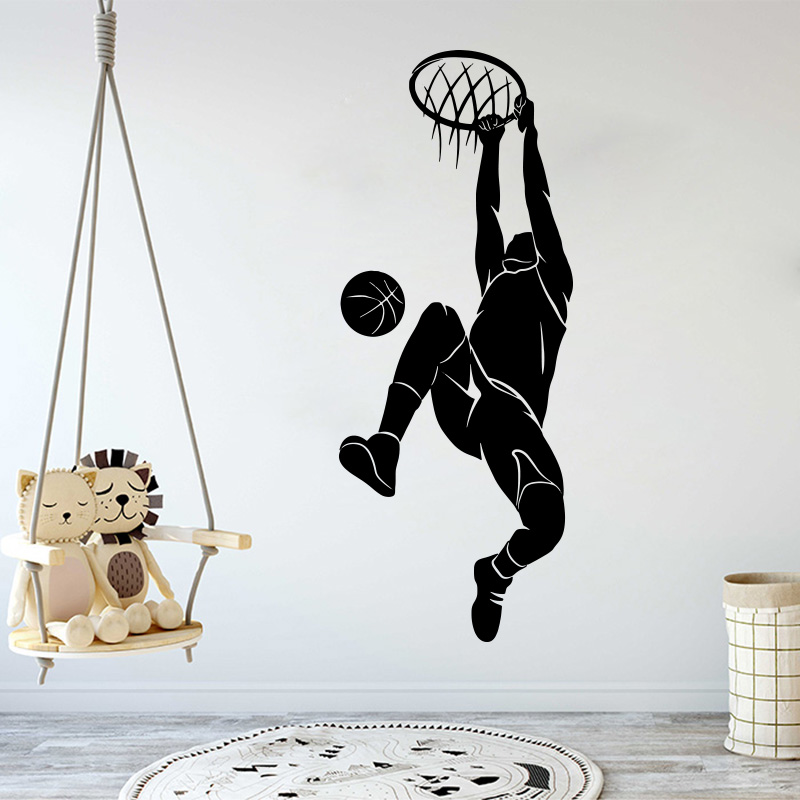 Grote Slam Dunk Basketbal Muur - Home Decor Vinyl Flooring recensie en prijs