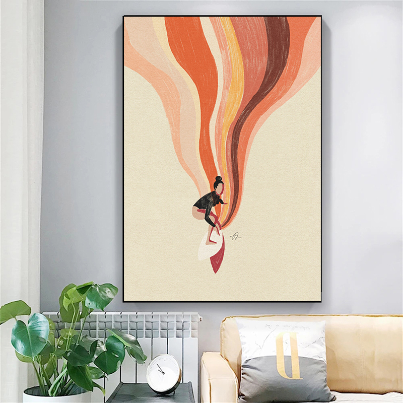Nordic minimalistische kunst s - Home Decor Youtube recensie en prijs