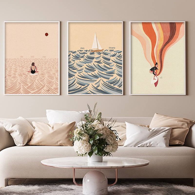 Nordic minimalistische kunst s - Home Decor Youtube recensie en prijs