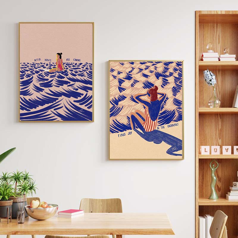 Nordic minimalistische kunst s - Home Decor Youtube recensie en prijs