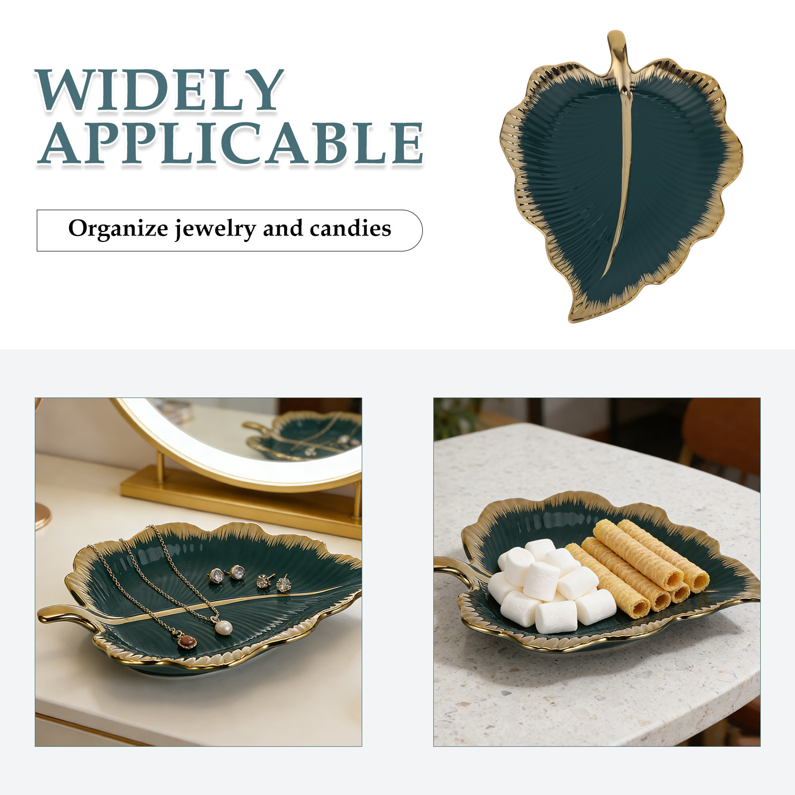 Keramische Bladschaal Groen De - Ceramic Trinket Dish recensie en prijs