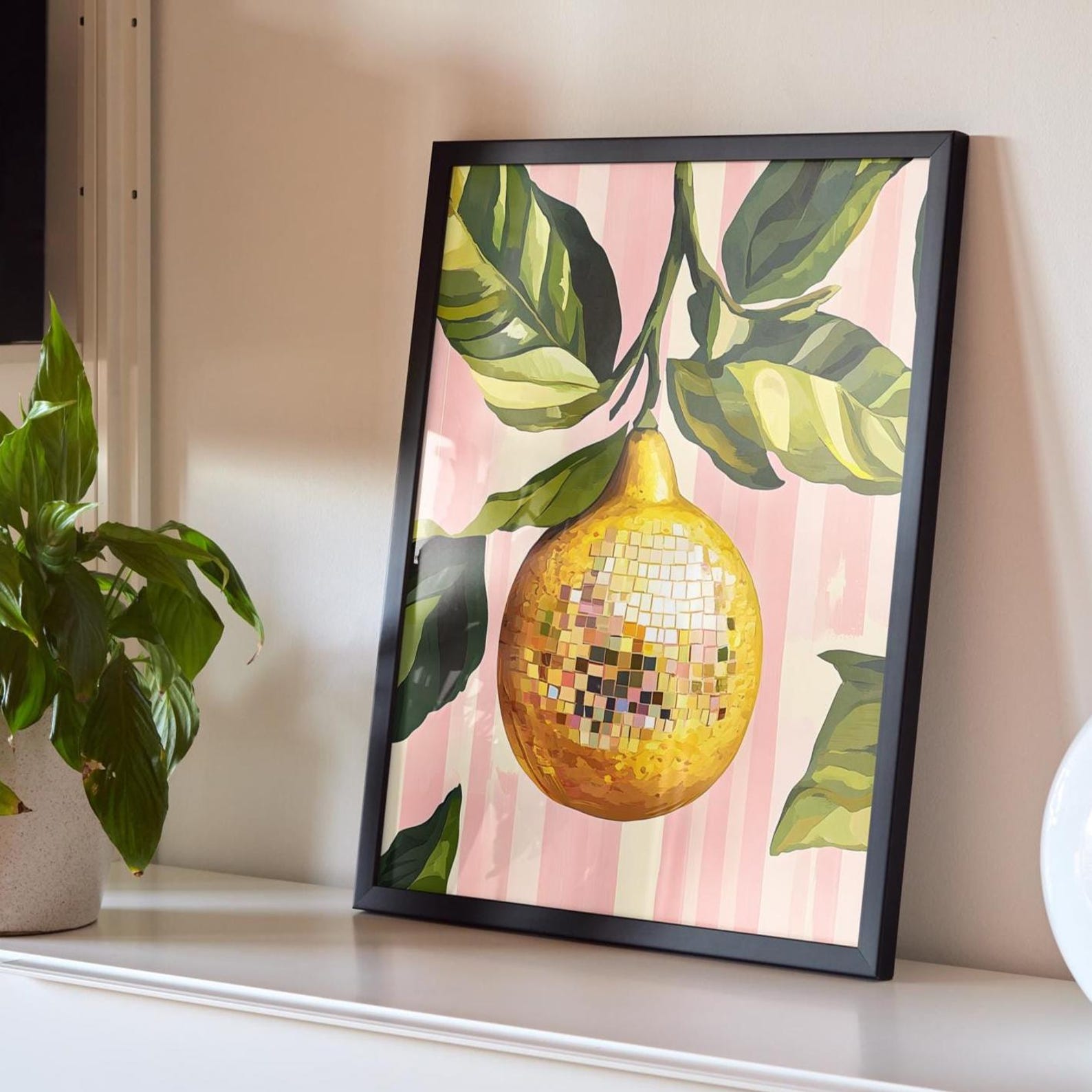 Retro abstracte citroen discob - Home Decor Youtube recensie en prijs