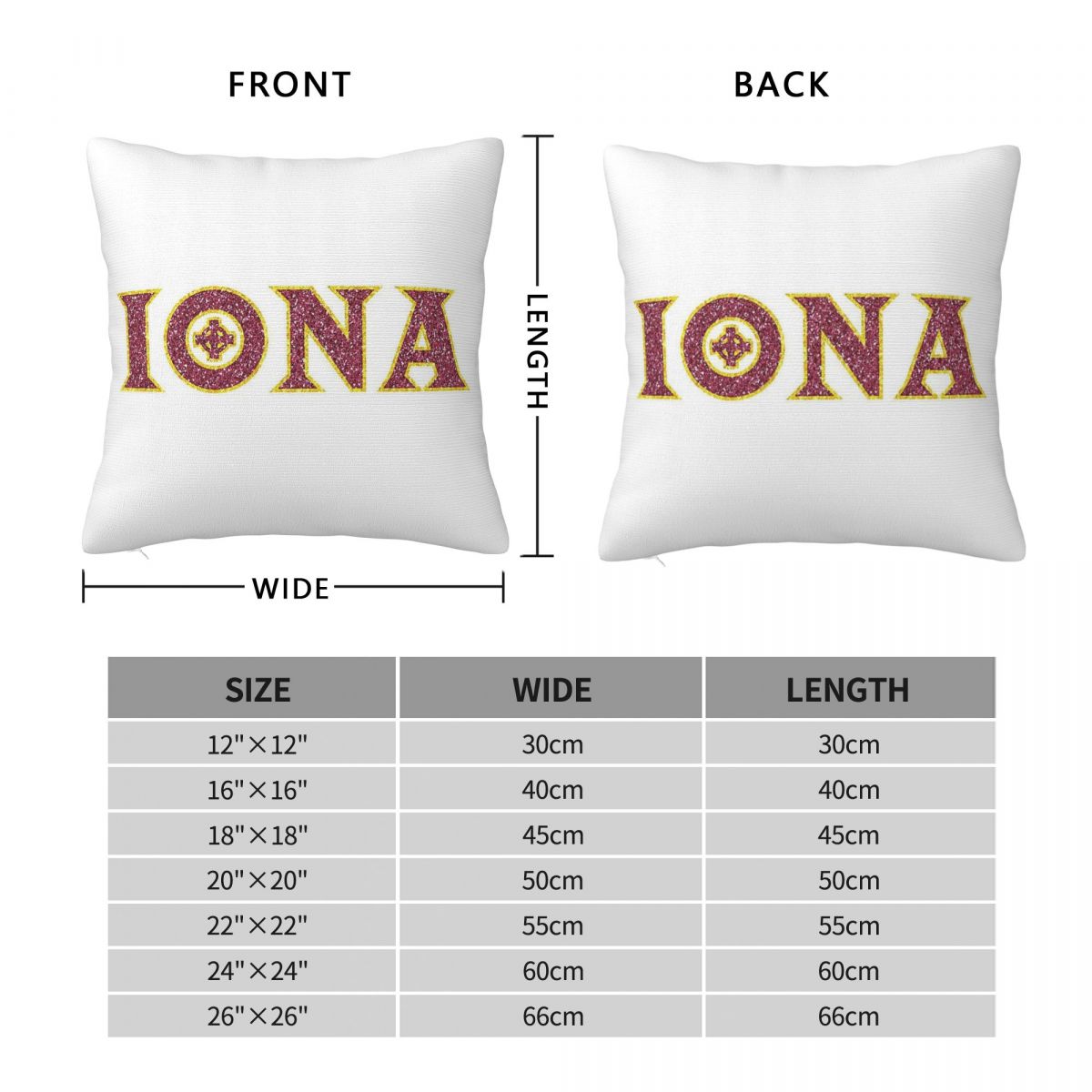 Iona College New York vierkant - Home Decor New York recensie en prijs