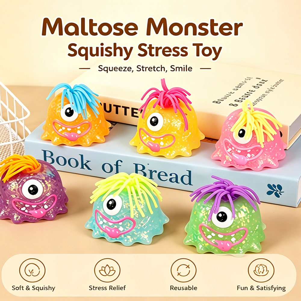 Kawaii Maltose Monster Squishy - Home Decor Aesthetic recensie en prijs