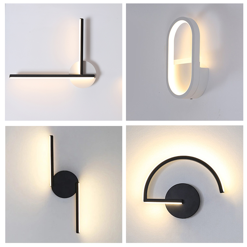 Moderne Scandinavische LED-wan - Home Decor Lighting recensie en prijs