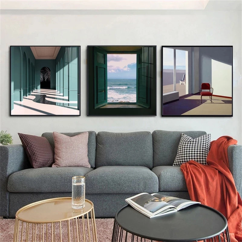 Nordic Venster Buiten Landscha - Home Decor Interior recensie en prijs