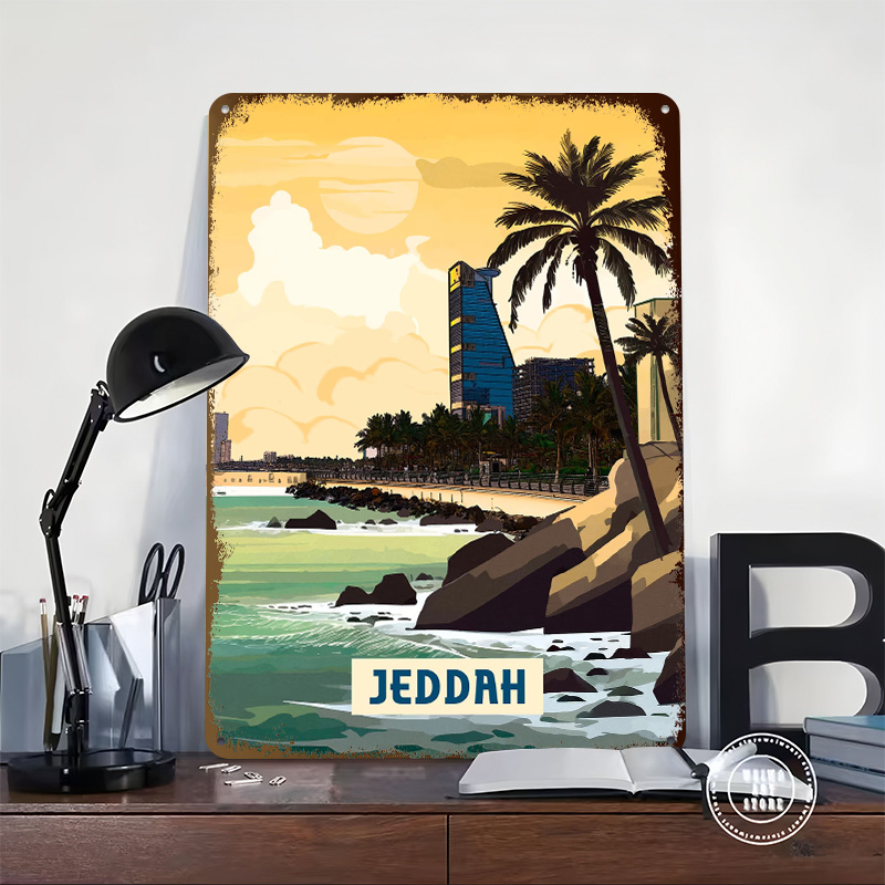 Jeddah Poster Aangepaste vinta - Home Decor Jeddah recensie en prijs